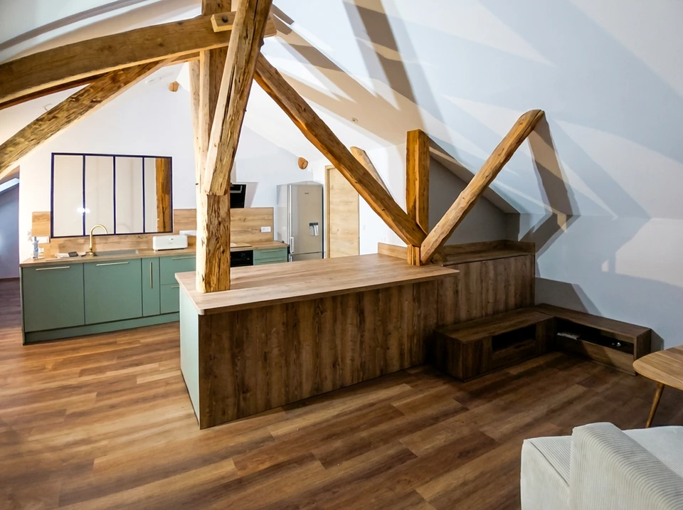 L'intérieur rénové